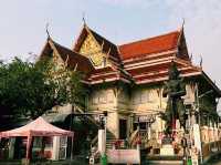 泰國曼谷著名寺廟景點鬼王廟推薦：Wat Suttharam วัดสุทธาราม，適合求財運和避禍。