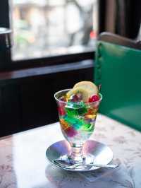 【京都】青い光に包まれる幻想的な喫茶「ソワレ」🍸 🍹 🍒