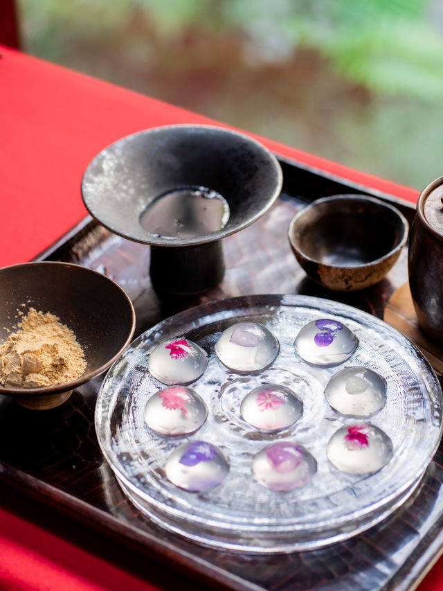 【京都】まるで食べる宝石💎「麓寿庵」の華わらび🏵️