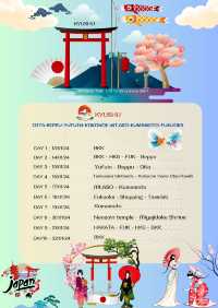 แจกแพลนเที่ยว-ทริปคิวชู 9วัน 7คืน