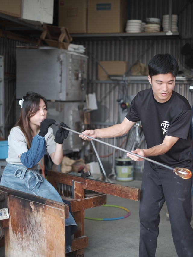 沖繩吹玻璃工作坊Sizuku Glass  
