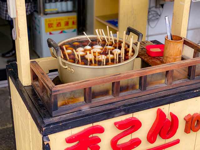 小野川温泉街で食べ歩き！温泉とグルメを一度に楽しもう🍡🍜
