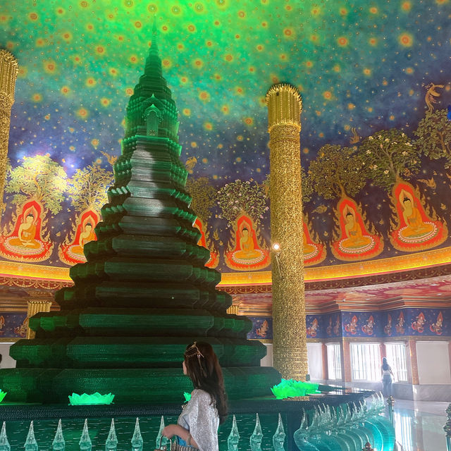【バンコク🇹🇭】幻想的🌎 ワット パークナムパーシーチャルーン