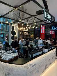 มัทฉะลาเต้อร่อยๆที่ร้าน Beans สาขาพารากอน