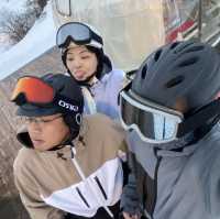 滑雪新手來了！大家讓道！
