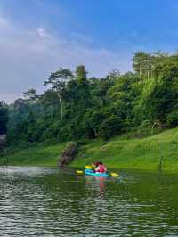 อ่างเก็บน้ำวังบอน พายเรือดูน้ำตก 💚💦