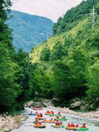 湖北宜昌九畹溪漂流遊玩攻略，夏日限定必去