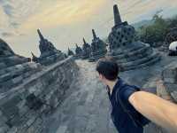 Lost in the ancient grandeur of Borobudur. Truly breathtaking! 🙏