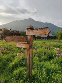 As the Sun Sets, Reluctantly Leaving This Enchanting Place