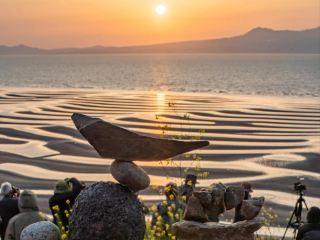 【오코시키 해안】갯벌에 비친 하늘이 절경…쿠마모토의 숨겨진 감동 명소
