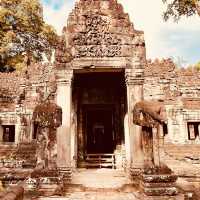 🌿 The Enchanted Ruins: Solo Trip to Preah Khan Temple! 🏛️