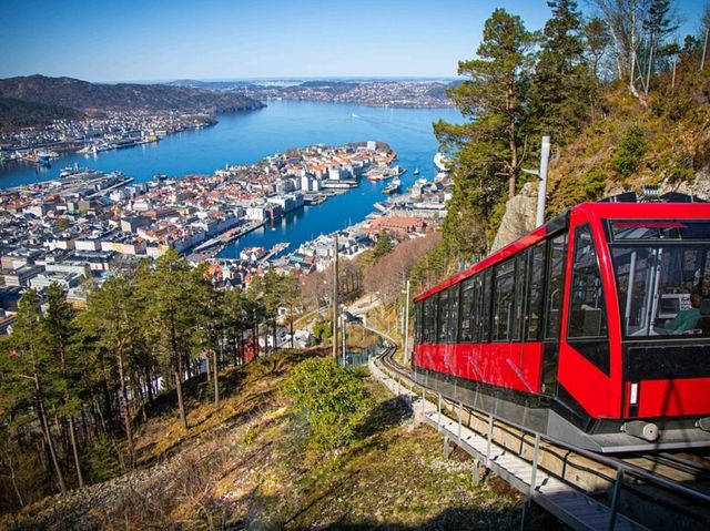 Mount Floyen and the Funicular: A must do trip while in Bergen!