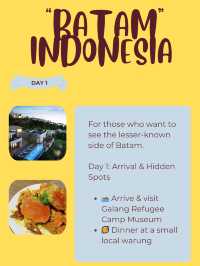 🇮🇩 Batam Itinerary: Off-the-Beaten-Path Exploration 🗺️🚶