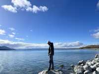   《冰河的藍色詩篇：Lake Pukaki》 💙🏔 