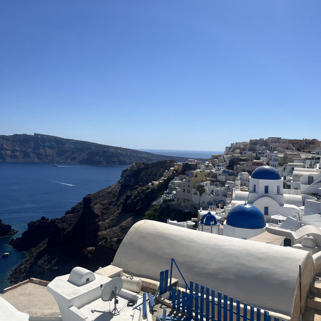 🇬🇷希臘聖托里尼-3 domes viewpoint