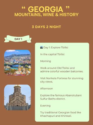  3 Days in Georgia – Mountains, Wine & History