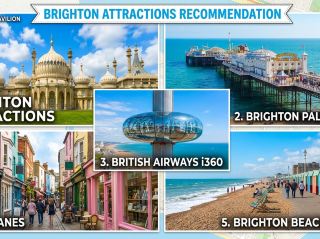 🇬🇧Brighton一日必玩攻略｜英倫小清新海濱x皇家宮殿x爆靚Pier之旅🌊