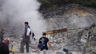 Lunbang capsized volcano