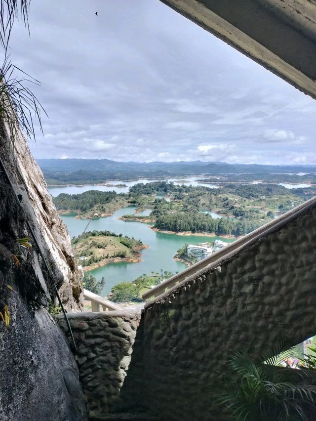 Pedra del Penol from Medellin 