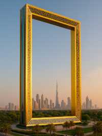 Dubai Frame – A Golden Gateway to the Past and Future ✨🌆