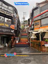 Eat your way to happiness, Itaewon food street Seoul