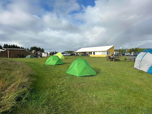Gorgeous location for camping in Iceland 🗺️