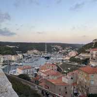 Walking around Bonifacio in corse 