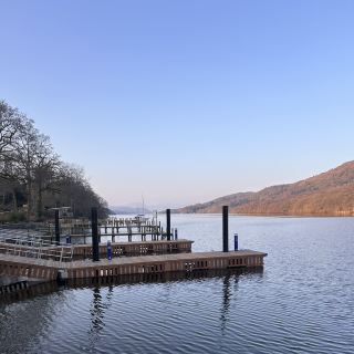 The bottom of the lake 