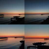 Beautiful Promenade in Siófok Day and Night