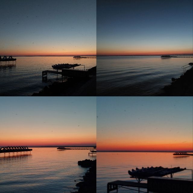 Beautiful Promenade in Siófok Day and Night