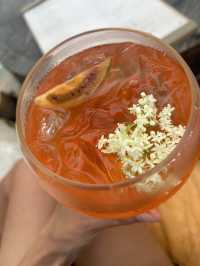 With view on the ocean spritz