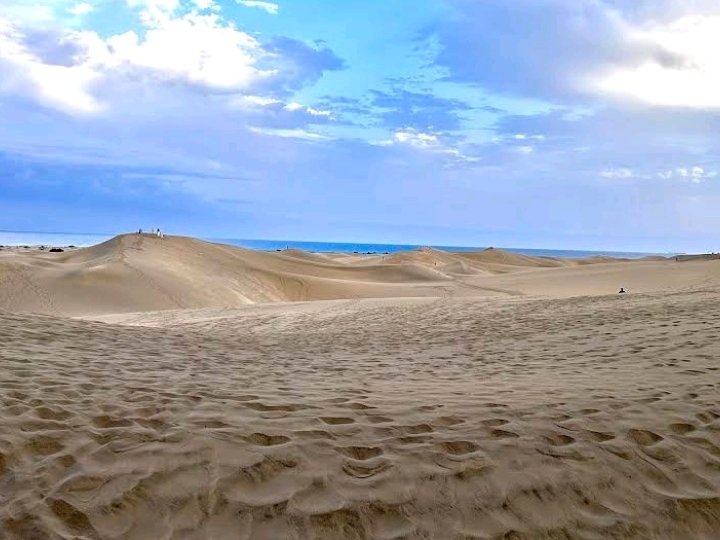 🏜️ Một kỳ quan của thiên nhiên: Đồi cát Maspalomas🌅