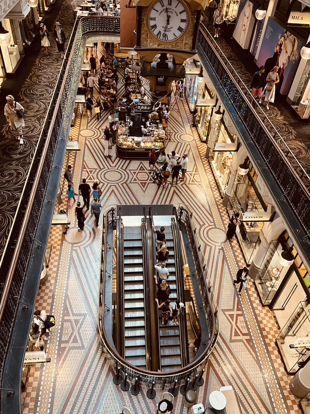 Stroll around the Queen Victoria Building in Sydney.