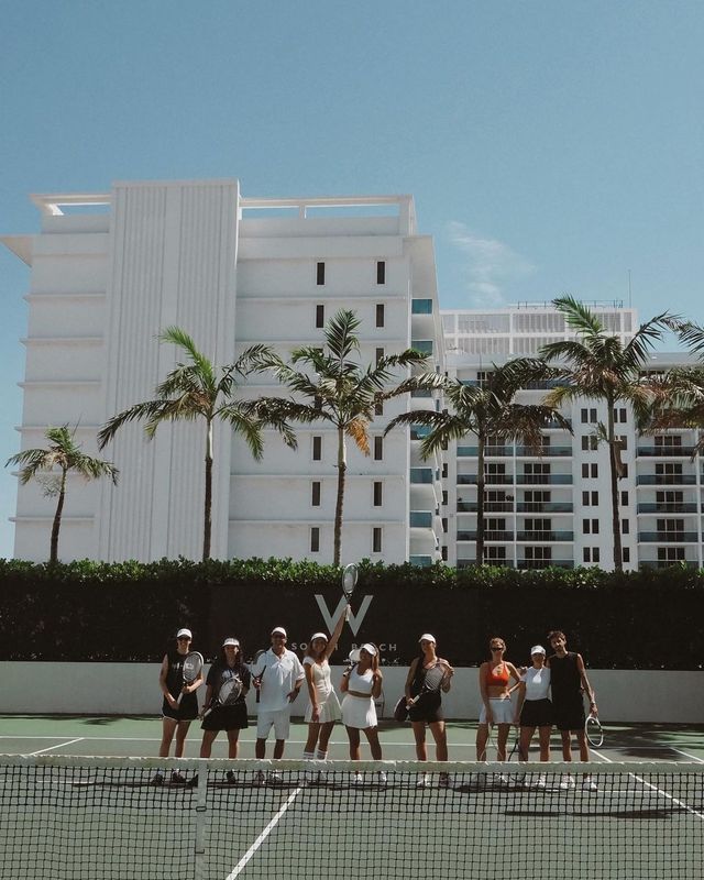 Tennis Nostalgia at @wsouthbeach's Summer Camp