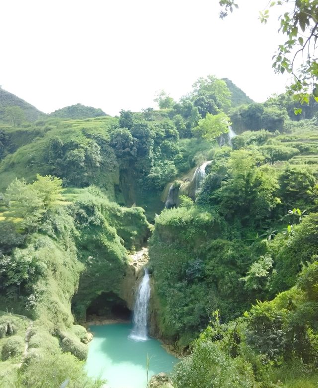 藏在雲南深山的瀑布奇觀