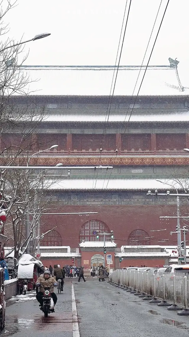 言うまでもない、雪が降ると北京は北平に変わります