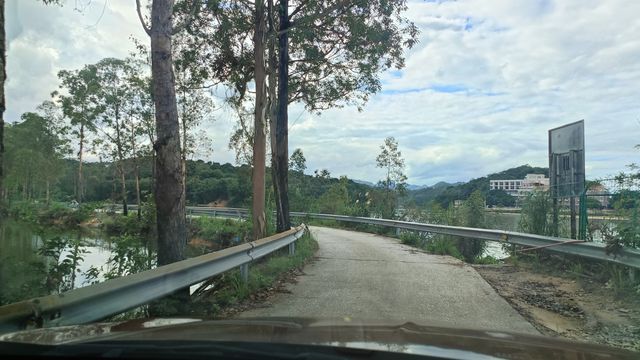 清遠飛來峽的水上公路