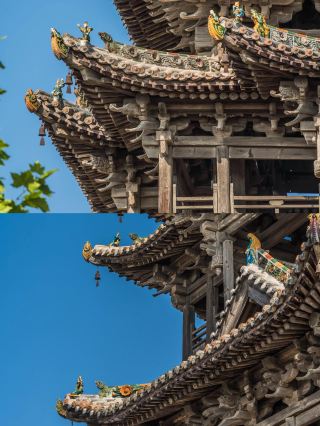 The First Wooden Building in China, this wooden building can reach the clouds