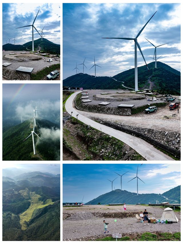 浙江磐安青梅尖，山地露營，避暑觀景好去處