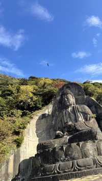 日本三大名山之一千葉鋸山日本寺。