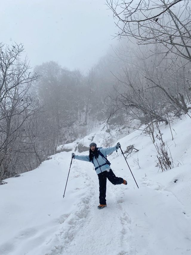 西安潭峪｜九華山冬季遠足賞雪攻略！