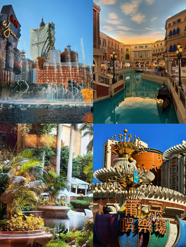 澳門旅行，必去打卡攻略，隨手拍都出大片