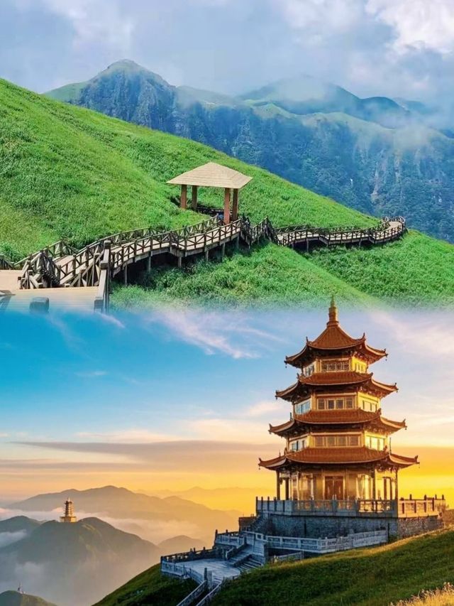 徒步武功山邂逅雲端草甸的浪漫