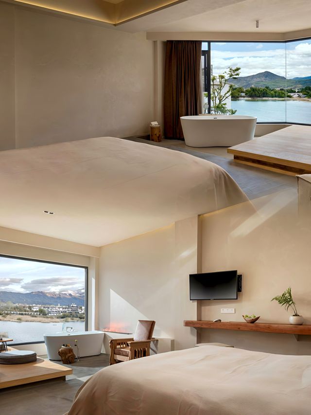 麗江最美民宿，雪山湖景房直接被治癒！！！