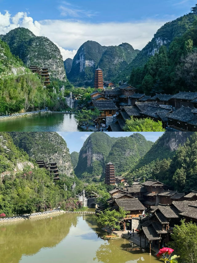 住進200年歷史嘅布依族吊腳樓