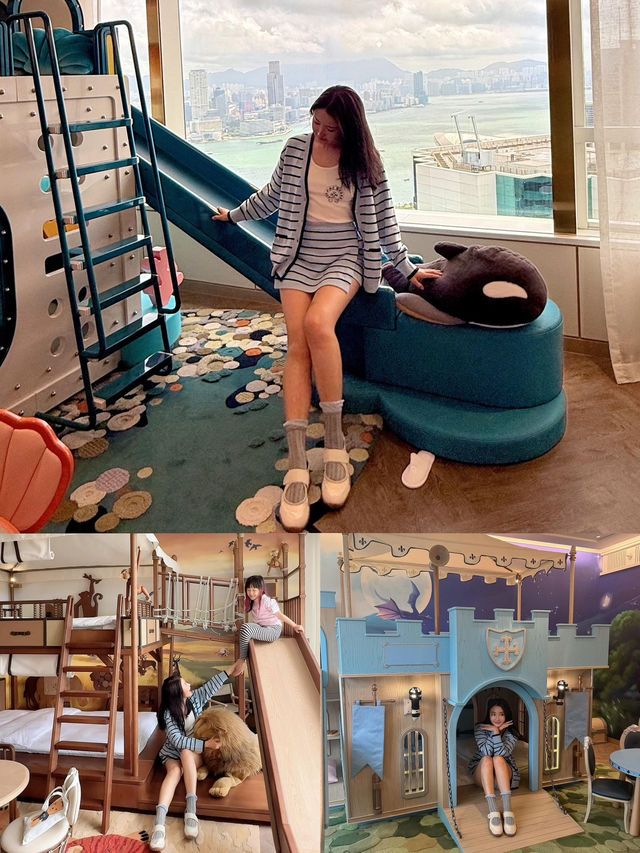 港島香格里拉酒店的兒童套房，真的是市區親子酒店天花板！二胎家庭直接衝就對了～ 