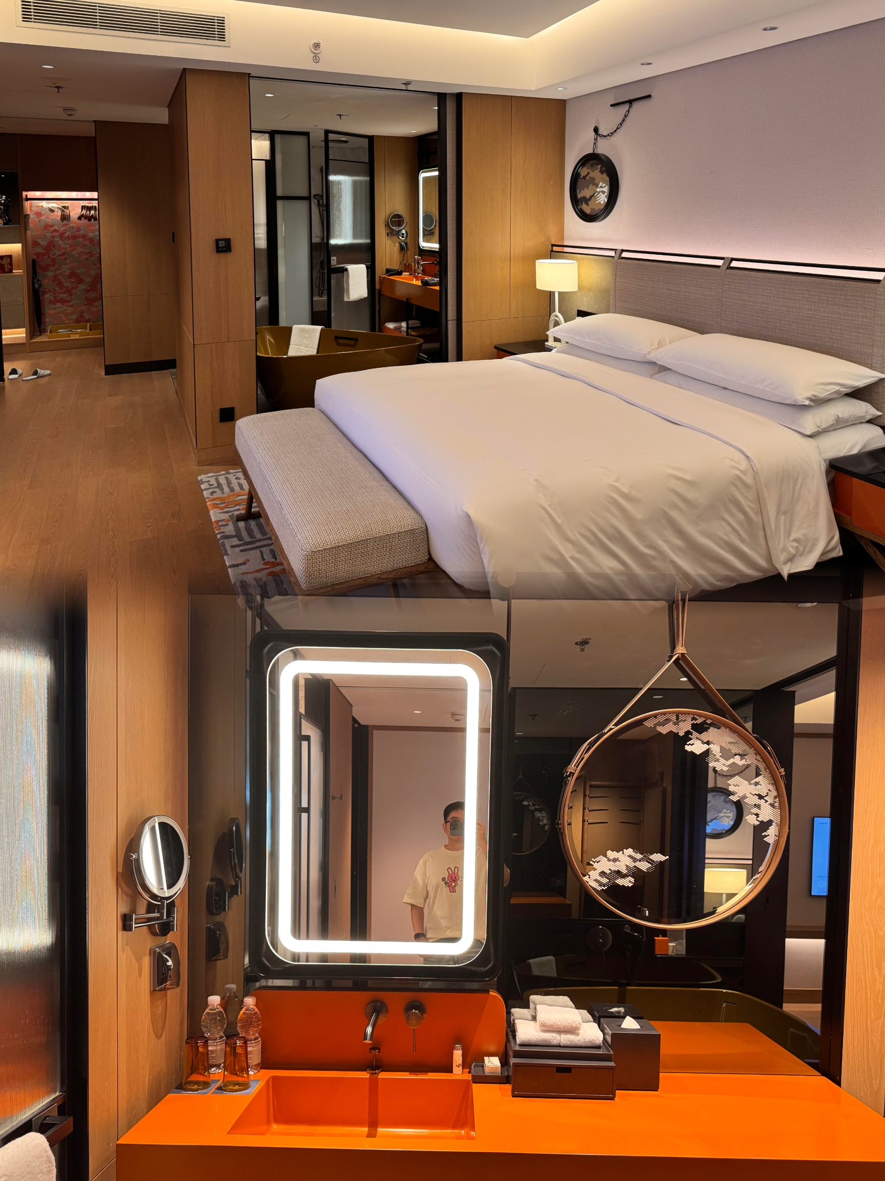 [Berbagi Pengalaman Menginap di Marriott Hotel Beijing Zhongguancun Dongsheng Technology Park]

📍【Lokasi】
Hotel ini terletak di luar North Fifth Ring Road, tidak dekat dengan stasiun kereta bawah tanah. Jika Anda menginap untuk tujuan wisata, Anda mungkin perlu mempertimbangkan kenyamanan transportasi;

🏨【Gaya Keseluruhan】
Hotel ini bertema kuda, desainnya penuh dengan pemikiran, area publiknya didekorasi dengan indah dan penuh gaya, sempurna untuk berfoto, dan suasananya sungguh meriah.

🏘️ Tipe/Tata Letak Kamar:
Suite seni yang saya tempati saat ini memiliki desain yang cukup menarik. Kamar ini menggabungkan beberapa elemen kuda dan catur, dan sebuah papan catur diletakkan di atas meja, yang mungkin akan menonjolkan tema tersebut jika terdapat kotak catur. Kamar tamu banyak menggunakan furnitur berwarna oranye Hermès, dipadukan dengan berbagai dekorasi estetis, efek visualnya sangat menarik perhatian.

🛌Perlengkapan/Fasilitas:
Tempat tidurnya agak keras dan sedikit berbeda kenyamanannya dibandingkan dengan tempat tidur Ritz-Carlton, yang dapat dipilih sesuai selera pribadi. Fasilitas secara keseluruhan terawat dengan baik karena hotel ini relatif baru.

🧹 Kedap Suara/Higienis:
Kamar-kamar kedap suara dengan baik dan tidak terpengaruh oleh kebisingan luar selama menginap; kondisi kebersihannya memuaskan, baik kamar tamu maupun area umum bersih dan rapi, dan detailnya ditangani dengan baik.

🍽️ [Pengalaman Bersantap]
Kali ini saya tidak mendapatkan sarapan karena bangun kesiangan, jadi saya mencoba teh sore dan happy hour. Teh sore disajikan mulai pukul 14.00 hingga 17.00, makanannya lebih sederhana dengan 2 biskuit dan 2 buah; pemandangan lounge cukup baik, dengan pemandangan langsung ke Dek Observasi Olahraga Olimpiade.

💁【Layanan】
Layanan hotel memiliki beberapa hal yang perlu ditingkatkan. Keahlian bisnis resepsionis, pusat layanan pelanggan, dan staf lounge perlu ditingkatkan lebih lanjut. Staf lounge telah memperkenalkan tamu lain di depan tamu, sehingga pengalaman tersebut terasa kurang mengesankan. Namun, layanan pramutamu di pintu hotel sangat proaktif, berinisiatif membantu tamu membuka pintu, bahkan berlari menghampiri, yang sangat patut dipuji. Saya juga secara khusus memujinya dalam survei hotel.

💗Tips lainnya:
1. Sempurna untuk liburan akhir pekan bersama pasangan, teman yang mencari pengalaman hotel baru dapat mempertimbangkannya.
2. Hotel ini menawarkan nilai yang baik untuk uang Anda ketika Anda datang untuk menonton konser di dekat Bird's Nest.
3. Jika Anda memiliki ekspektasi lebih tinggi untuk teh sore, Anda dapat mencari tahu tentang situasi makanan terlebih dahulu.

【Ringkasan】
Sebagai hotel bergaya Marriott yang baru dibuka, Marriott Hotel Beijing Zhongguancun Dongsheng Technology Park memiliki keunggulan besar dalam gaya desain dan fasilitas perangkat keras. Dekorasi ruang seni dan elemen tematiknya mengesankan, dan pengalaman bersantap happy hour-nya pun menyenangkan. Meskipun ada yang perlu ditingkatkan dari segi lokasi dan detail layanan, secara keseluruhan, ini adalah pilihan yang sangat direkomendasikan bagi pasangan atau wisatawan yang ingin merasakan hotel baru di dalam kota, dan mencari nilai terbaik untuk uang.