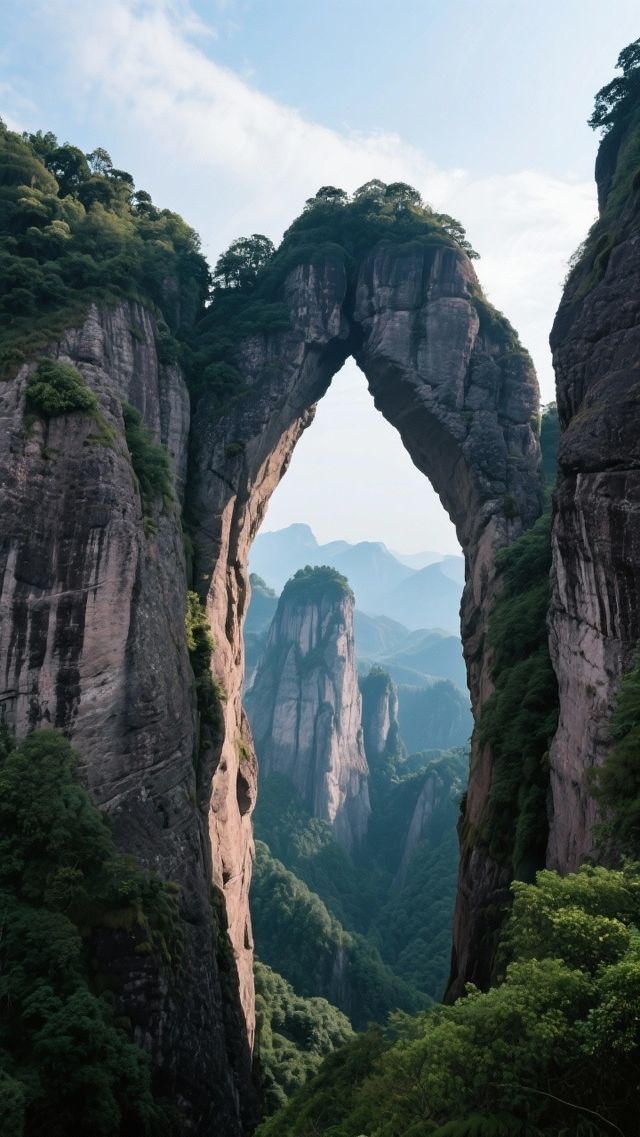 峎山-雲霧飄渺的丹霞秘境！一片赤壁丹霞、碧水繞峰的隱世畫卷