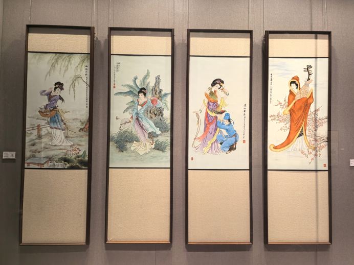 Chinese Paintings Su Fung-Nan 中国画 アート 美術 Stunning Art Created Through Fire! Check Out the Porcelain Panel