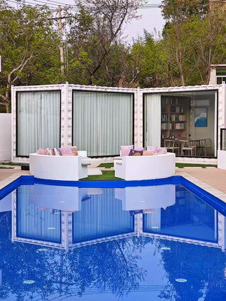 The ultimate summer escape near Tianjin | Panshan Yundingxuan, a private island pool guesthouse for the hottest days